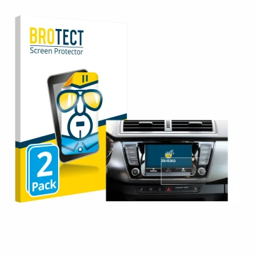 Face avant d’un emballage produit avec le logo de la marque BROTECT. À côté, l’appareil Skoda Fabia 3 Combi 6.5