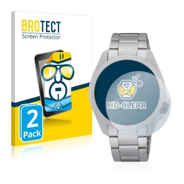 Face avant d’un emballage produit avec le logo de la marque BROTECT. À côté, l’appareil Seiko 5 Sports SRPH49K1 est représenté