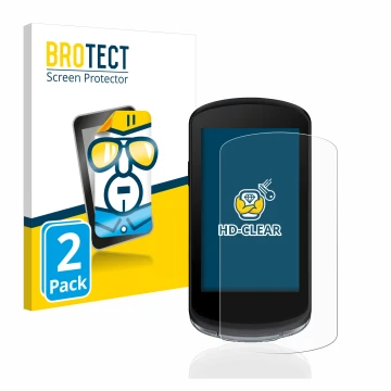 Face avant d’un emballage produit avec le logo de la marque BROTECT. À côté, l’appareil Garmin Edge 1040 est représenté avec l