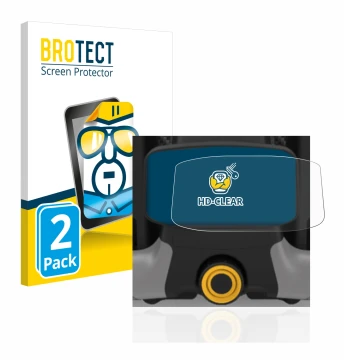 Face avant d’un emballage produit avec le logo de la marque BROTECT. À côté, l’appareil PowaKaddy CT8 est représenté avec la p