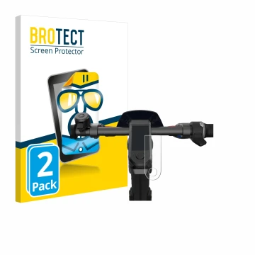 Face avant d’un emballage produit avec le logo de la marque BROTECT. À côté, l’appareil NIU KQi3 Pro est représenté avec la pr