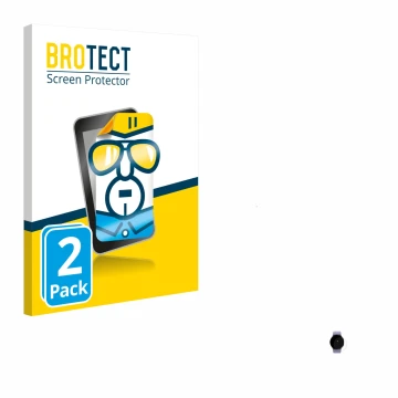 Face avant d’un emballage produit avec le logo de la marque BROTECT. À côté, l’appareil Samsung Galaxy Watch 5 (40mm) est repr