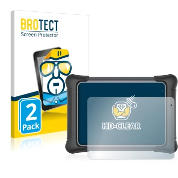 Face avant d’un emballage produit avec le logo de la marque BROTECT. À côté, l’appareil Autel MaxiSys Elite II est représenté 