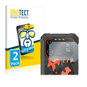 Face avant d’un emballage produit avec le logo de la marque BROTECT. À côté, l’appareil iiiF150 B1 Pro (Caméra UNIQUEMENT) est