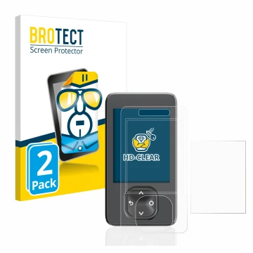 Face avant d’un emballage produit avec le logo de la marque BROTECT. À côté, l’appareil Dexcom G7 CGM est représenté avec la p