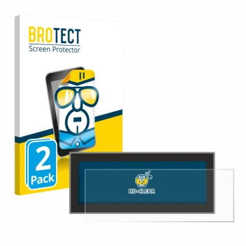 Face avant d’un emballage produit avec le logo de la marque BROTECT. À côté, l’appareil Opel Astra L 2022 Navigationssystem es