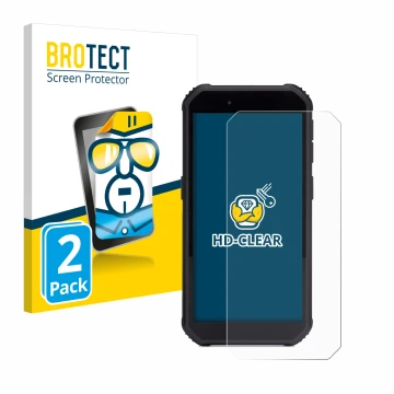 Face avant d’un emballage produit avec le logo de la marque BROTECT. À côté, l’appareil SkyCaddie SX550 est représenté avec la