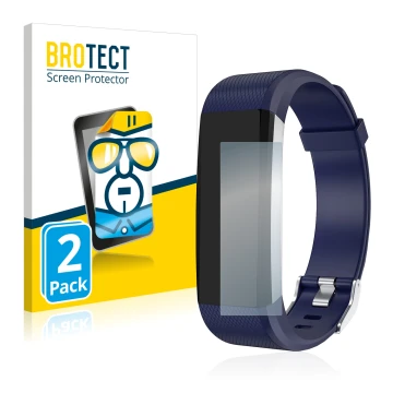 Face avant d’un emballage produit avec le logo de la marque BROTECT. À côté, l’appareil Lebexy 1.54 