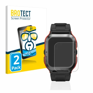 Face avant d’un emballage produit avec le logo de la marque BROTECT. À côté, l’appareil Kospet Tank M2 est représenté avec la 