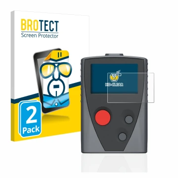 Face avant d’un emballage produit avec le logo de la marque BROTECT. À côté, l’appareil Swissphone Boss 935 est représenté ave