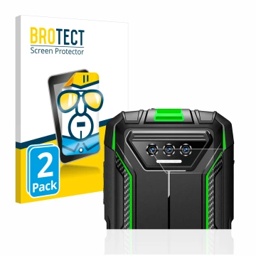 Face avant d’un emballage produit avec le logo de la marque BROTECT. À côté, l’appareil Doogee S41 Pro (Caméra UNIQUEMENT) est