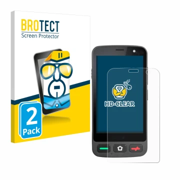 Face avant d’un emballage produit avec le logo de la marque BROTECT. À côté, l’appareil Brondi Amico Pocket est représenté ave