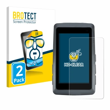 Face avant d’un emballage produit avec le logo de la marque BROTECT. À côté, l’appareil Sigma ROX 12.1 EVO est représenté avec