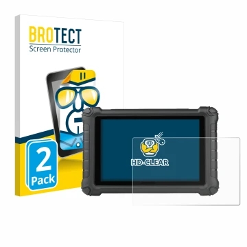 Face avant d’un emballage produit avec le logo de la marque BROTECT. À côté, l’appareil Autel MX900c est représenté avec la pr