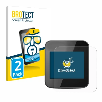 Face avant d’un emballage produit avec le logo de la marque BROTECT. À côté, l’appareil Cycplus GPS G1 est représenté avec la 