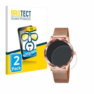 Face avant d’un emballage produit avec le logo de la marque BROTECT. À côté, l’appareil Lotus SMARTIME 50036/1 est représenté 