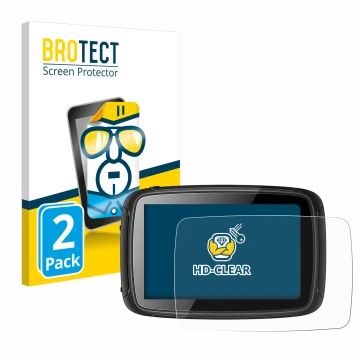 Face avant d’un emballage produit avec le logo de la marque BROTECT. À côté, l’appareil Elebest Carplay C650 5