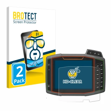 Face avant d’un emballage produit avec le logo de la marque BROTECT. À côté, l’appareil Amazone AmaTron 4 est représenté avec 