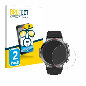 Face avant d’un emballage produit avec le logo de la marque BROTECT. À côté, l’appareil IFMDA S100 1.45
