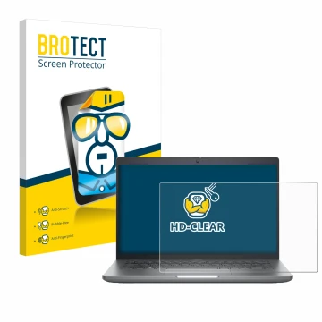 Face avant d’un emballage produit avec le logo de la marque BROTECT. À côté, l’appareil Dell Precision 3480 est représenté ave