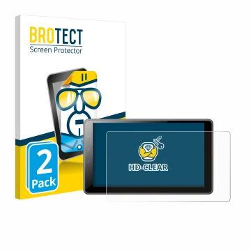 Face avant d’un emballage produit avec le logo de la marque BROTECT. À côté, l’appareil Pioneer SPH-EVO950DAB est représenté a