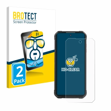 Face avant d’un emballage produit avec le logo de la marque BROTECT. À côté, l’appareil iiiF150 B2 Pro est représenté avec la 