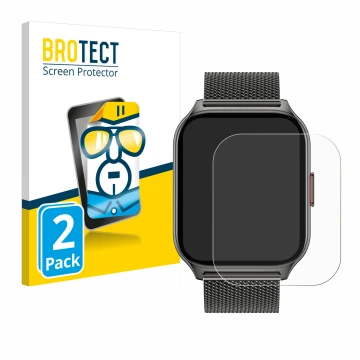 Face avant d’un emballage produit avec le logo de la marque BROTECT. À côté, l’appareil Popglory P95 2