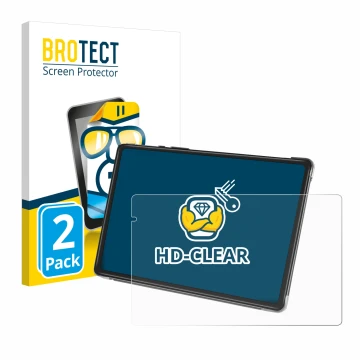 Face avant d’un emballage produit avec le logo de la marque BROTECT. À côté, l’appareil Yestel T13 est représenté avec la prot