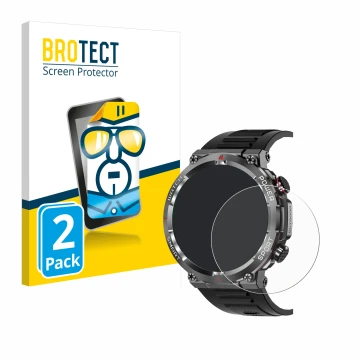 Face avant d’un emballage produit avec le logo de la marque BROTECT. À côté, l’appareil Iowodo W50 1.39