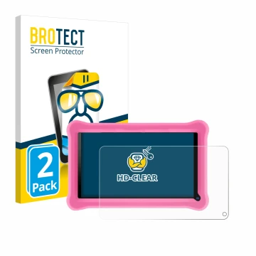 Face avant d’un emballage produit avec le logo de la marque BROTECT. À côté, l’appareil Sannuo K708 7