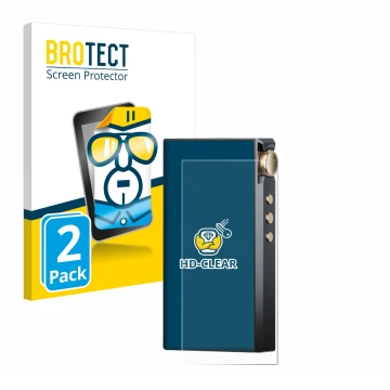 Face avant d’un emballage produit avec le logo de la marque BROTECT. À côté, l’appareil Cayin N3-Ultra est représenté avec la 