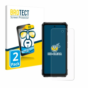 Face avant d’un emballage produit avec le logo de la marque BROTECT. À côté, l’appareil Ulefone Armor 26 Ultra est représenté 