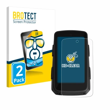 Face avant d’un emballage produit avec le logo de la marque BROTECT. À côté, l’appareil Hammerhead Karoo 3 est représenté avec