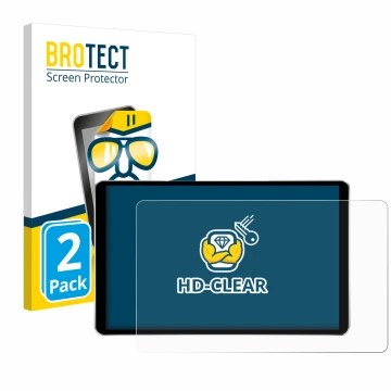 Face avant d’un emballage produit avec le logo de la marque BROTECT. À côté, l’appareil Joying Car Radio 8