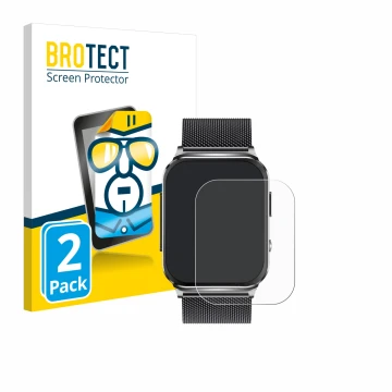 Face avant d’un emballage produit avec le logo de la marque BROTECT. À côté, l’appareil Kardena Care Pro 2 (rectangulaire) est
