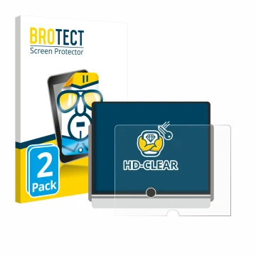 Face avant d’un emballage produit avec le logo de la marque BROTECT. À côté, l’appareil Lexus LBX 2024 est représenté avec la 