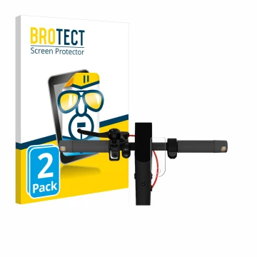 Face avant d’un emballage produit avec le logo de la marque BROTECT. À côté, l’appareil Xiaomi Mi 4 Lite E-Scooter (2e Gen.) e