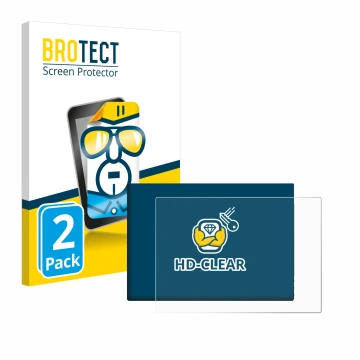 Face avant d’un emballage produit avec le logo de la marque BROTECT. À côté, l’appareil G-STORY 10.1