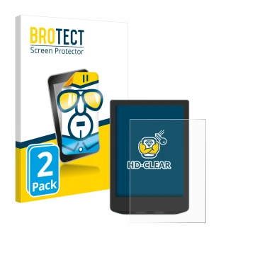 Face avant d’un emballage produit avec le logo de la marque BROTECT. À côté, l’appareil Vivlio Light HD Color est représenté a