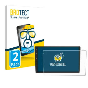 Face avant d’un emballage produit avec le logo de la marque BROTECT. À côté, l’appareil Eonon ua12s plus-6g est représenté ave