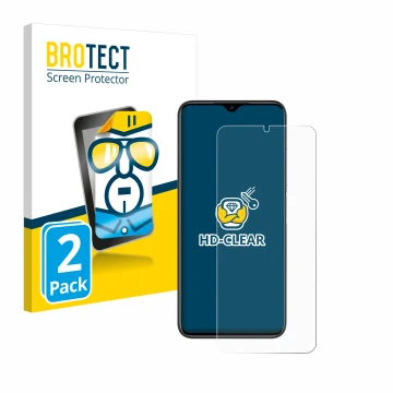 Face avant d’un emballage produit avec le logo de la marque BROTECT. À côté, l’appareil Doogee N50 Pro est représenté avec la 