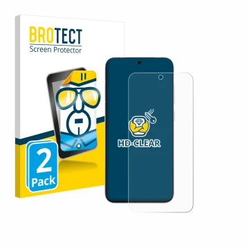 Face avant d’un emballage produit avec le logo de la marque BROTECT. À côté, l’appareil Vivo X200 Pro mini est représenté avec
