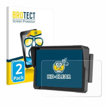 Face avant d’un emballage produit avec le logo de la marque BROTECT. À côté, l’appareil Carpuride W702B Pro 7