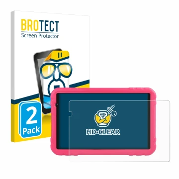 Face avant d’un emballage produit avec le logo de la marque BROTECT. À côté, l’appareil Juedur R500 10