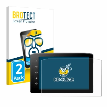 Face avant d’un emballage produit avec le logo de la marque BROTECT. À côté, l’appareil Ekiy MTC07 6.25