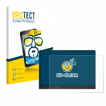 Face avant d’un emballage produit avec le logo de la marque BROTECT. À côté, l’appareil Uperfect UColor O2 16