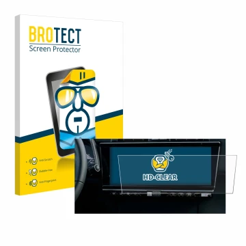 Face avant d’un emballage produit avec le logo de la marque BROTECT. À côté, l’appareil DS 7 Facelift (2024) est représenté av
