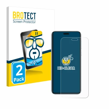 Face avant d’un emballage produit avec le logo de la marque BROTECT. À côté, l’appareil Honor Magic 7 RSR est représenté avec 