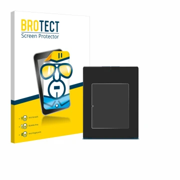 Face avant d’un emballage produit avec le logo de la marque BROTECT. À côté, l’appareil Lenovo Yoga Slim 9i Gen 10 14