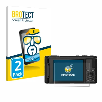 Face avant d’un emballage produit avec le logo de la marque BROTECT. À côté, l’appareil Yashica City 100 est représenté avec l